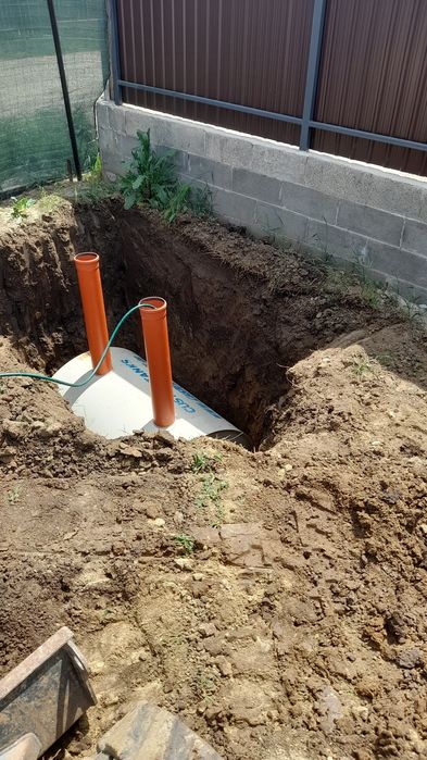 Montaj fose septice și canalizare