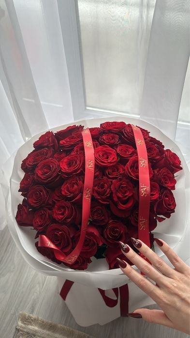 цветы розы 51 шт