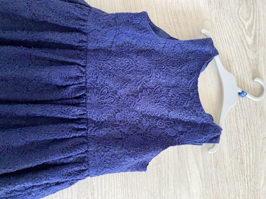 Детска синя рокля