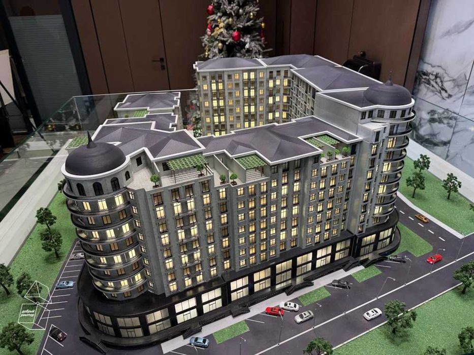 (Добрый) ЖК Сhinabad, 122 м² + 59 м², 4/11/11, квартира с террасой