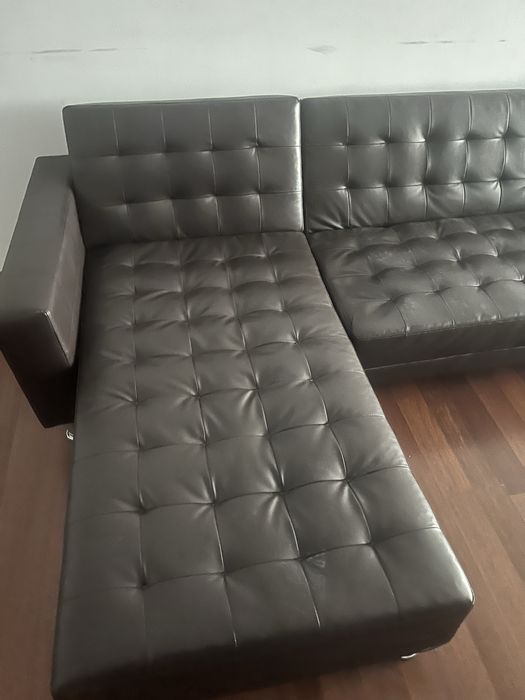 Canapea imitatie piele
