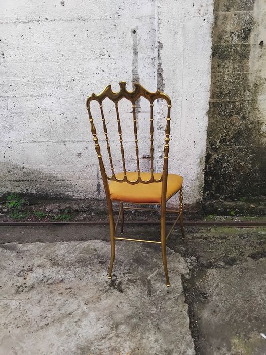 Античен Месингов стол Chiavari 1920 г. г.