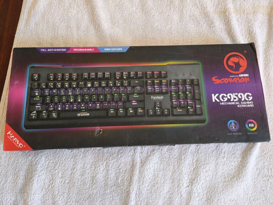 Tastatură Mecanică Gaming Marvo Scorpion KG959G - NOUĂ la cutie!
