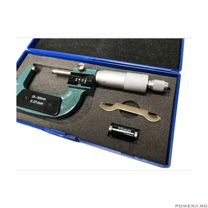 Mictrometru 25 - 50 mm, pentru masurarea dimensiunilor, mecanic, Verke
