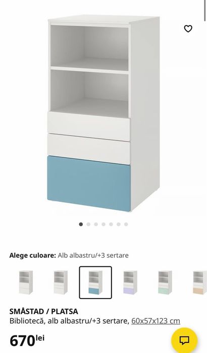 Mobilier cameră copil