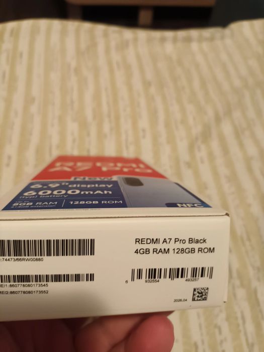 Telefon  Redmi A7 Pro 8gb ram 128gb memorie Nou Nouț Neactivat!!