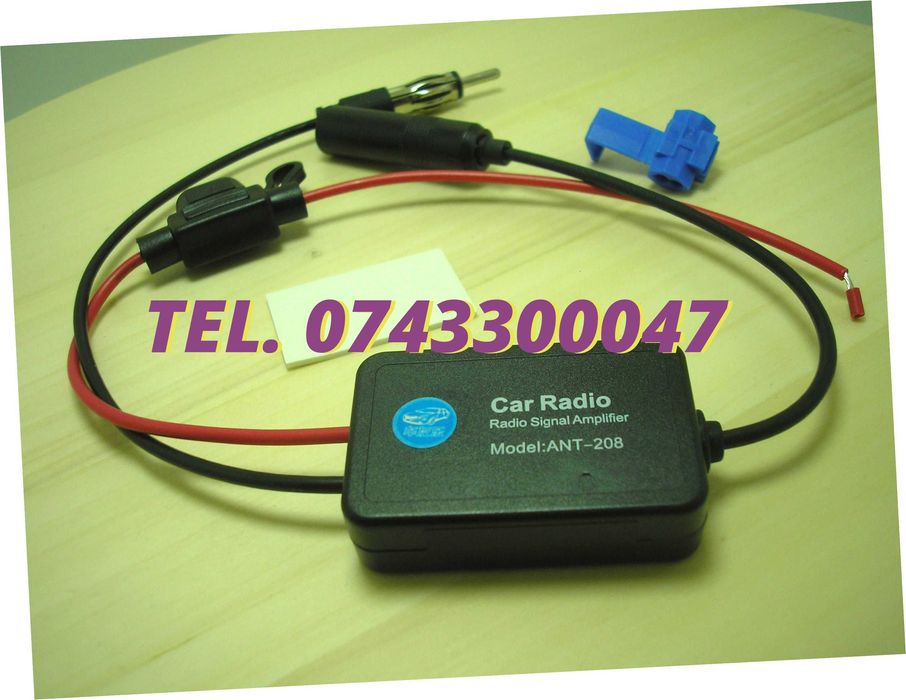 Amplificator Semnal Antena Radio Fm Am Cu Mufa Universala Pentru Navi