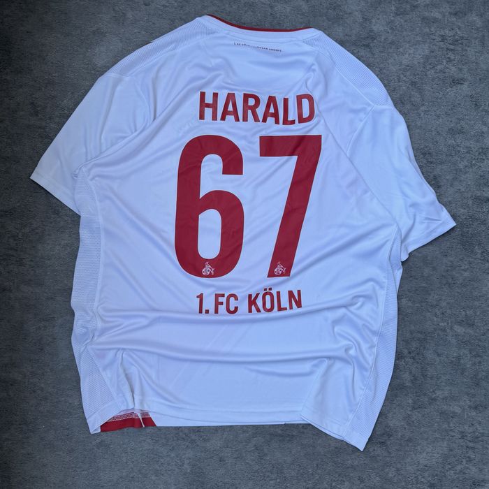 Tricou fotbal Hummel FC Köln 2022-23 Home Jersey Harald #67 Bundesliga marimea XL