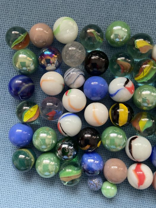 Лимки стъклени топчета, около 60 бр