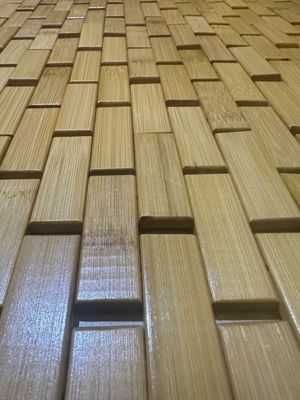 Covoras de baie SOPEWOOD, din bambus, antialunecare