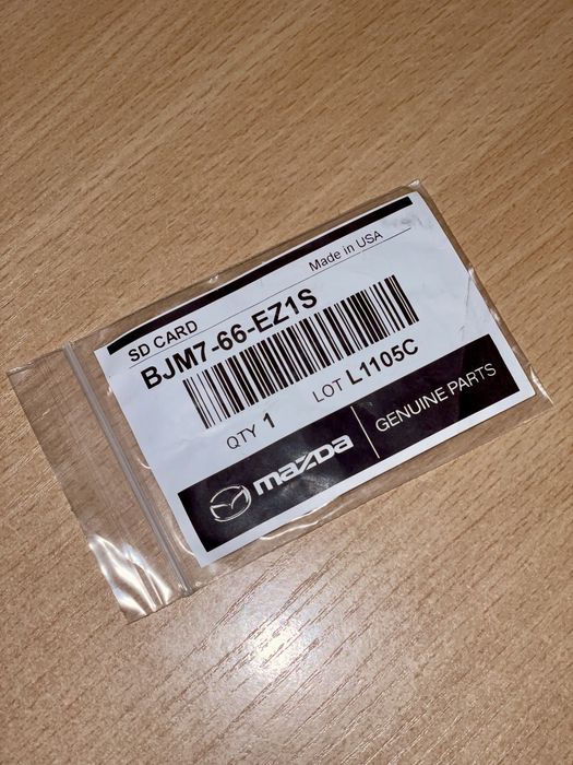 Mazda Навигационна Сд Карта / SD Card 2023 EU