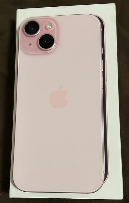 Vând iPhone 15 pink 128 gb