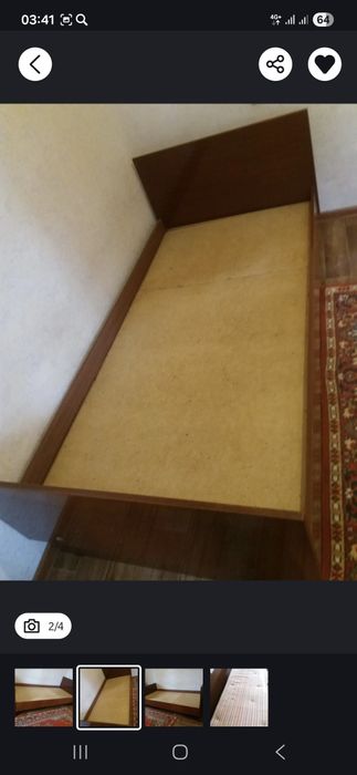 Кровать деревяная