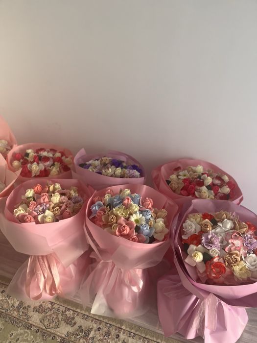 21 шт Мыльные роза 6000тг