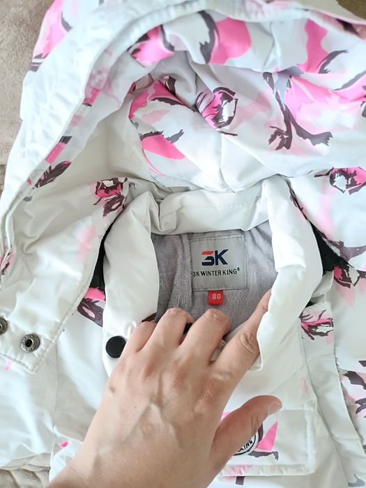 Детский комбинезон зимний до года на девочку