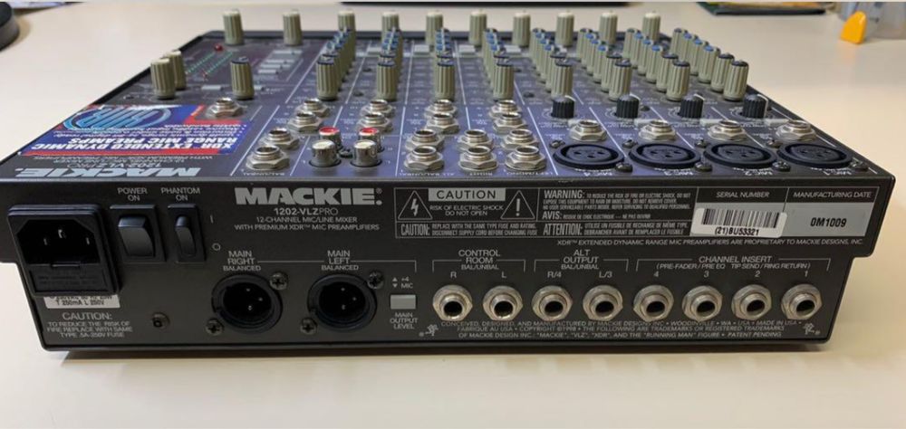 Mixer audio profesional Mackie 1202 VLZ PRO