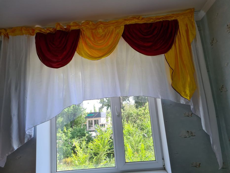 Тюль новые, ручная работа