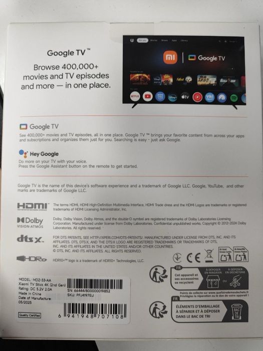 Xiaomi TV Stick 4K 2 Gen