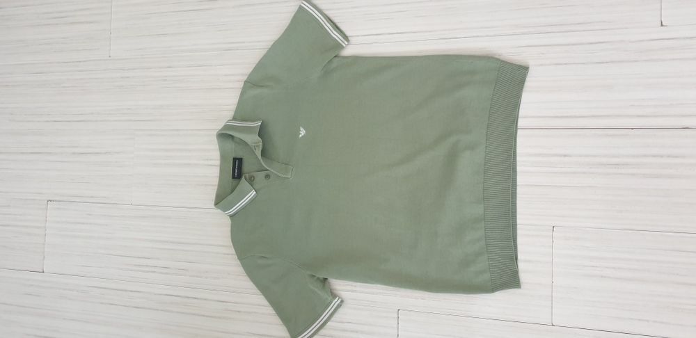 Emporio Armani Cotton Knit Mens Size 50 / L ОРИГИНАЛ! Мъжка Тениска!