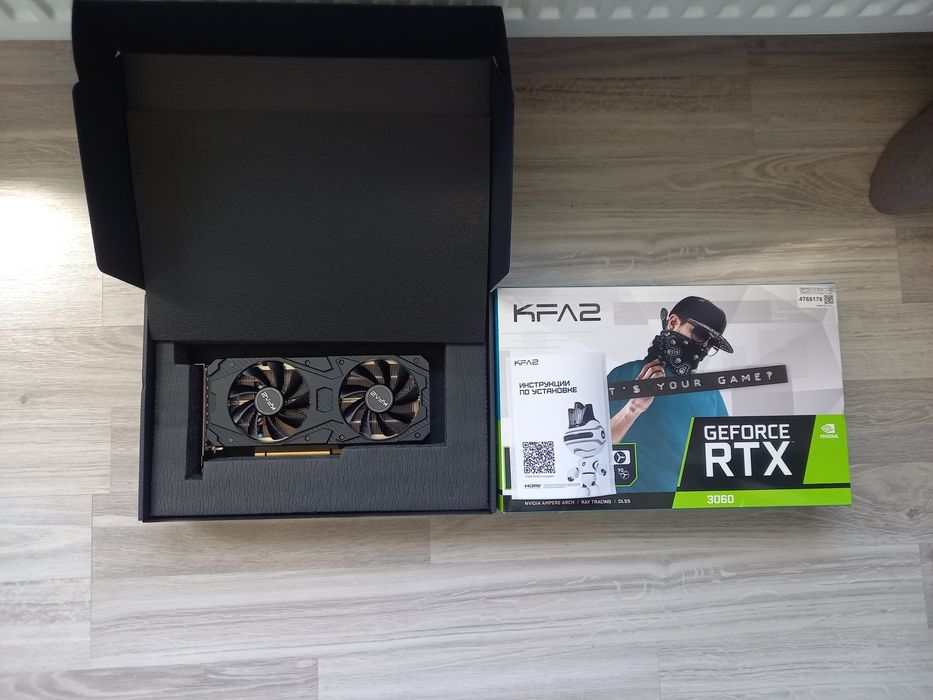 Видеокарта 3060 12 GB на гарантии