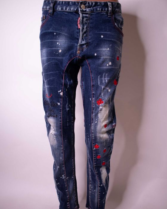 Blugi |- DSQUARED2 -| Denim Collection -|- Club -|- ICON -|- Painted