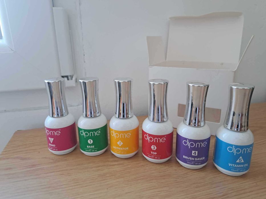 Комплект с 6 течности за гел в домашни условия