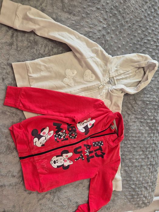 Детски дрешки размер 104/110 зимно яке Benetto, рокли Zara, Gap, блузи, клинчета.
