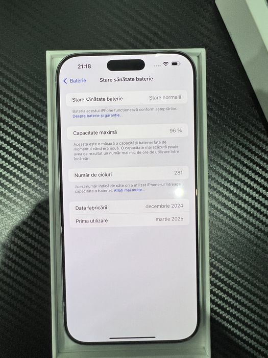 Vand Iphone 16 Pro Max