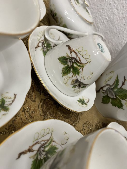 Пълен комплект сервиз за кафе от чехословакия