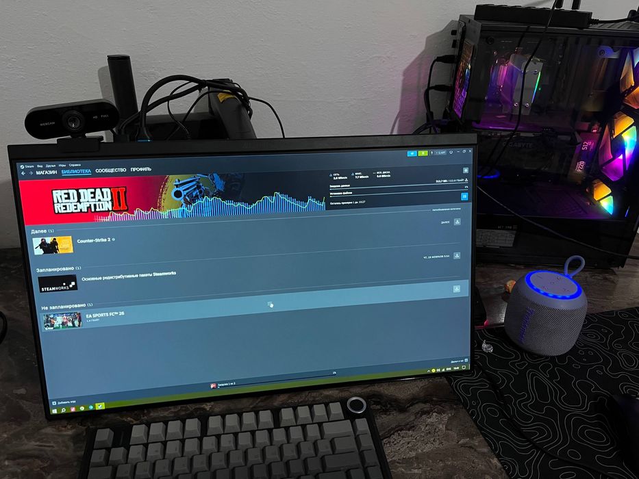 Монитор и процессор с комплект