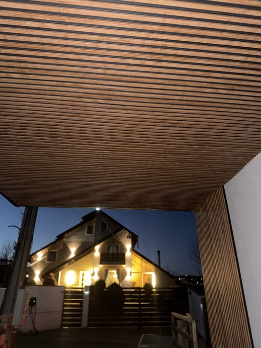 Riflaj wpc decorativ imitatie lemn interior exterior nu mdf placa