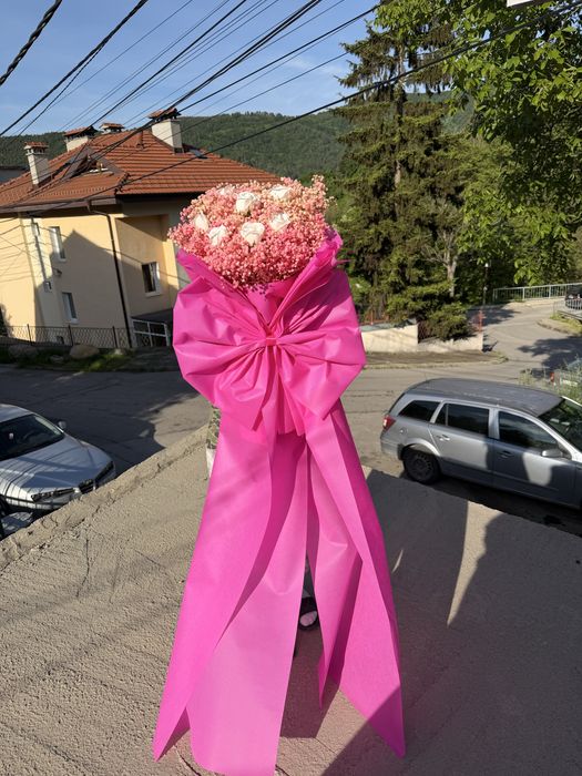 Букет човешки размери