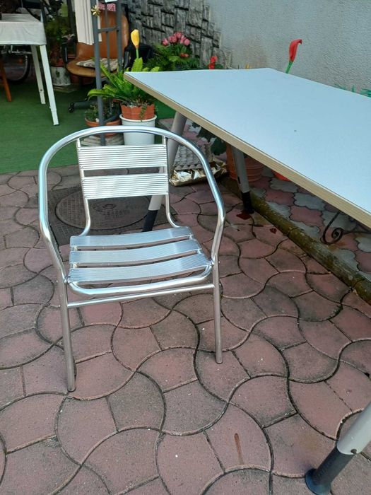 Masa cu 6 scaune de terasa