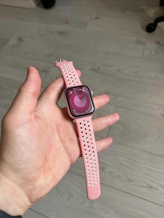 apple watch series 9 45mm розовый