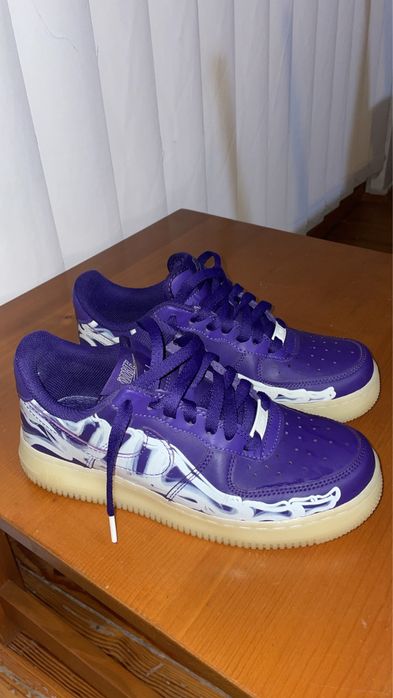 Af1 skeleton purple