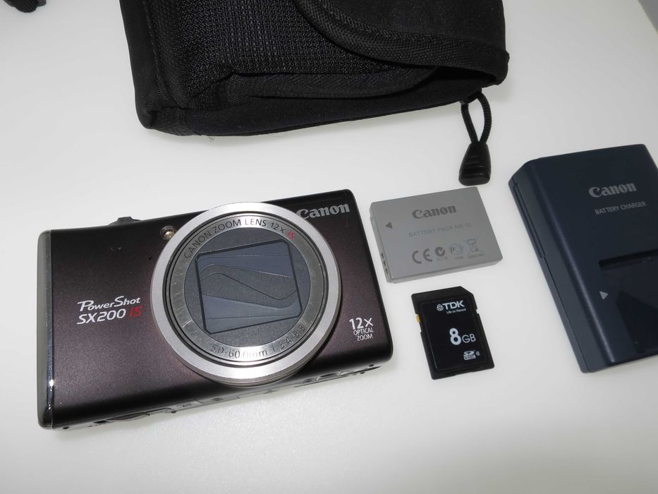 Canon PowerShot SX200 IS компактен цифров фотоапарат ТОП КЛАСИКА