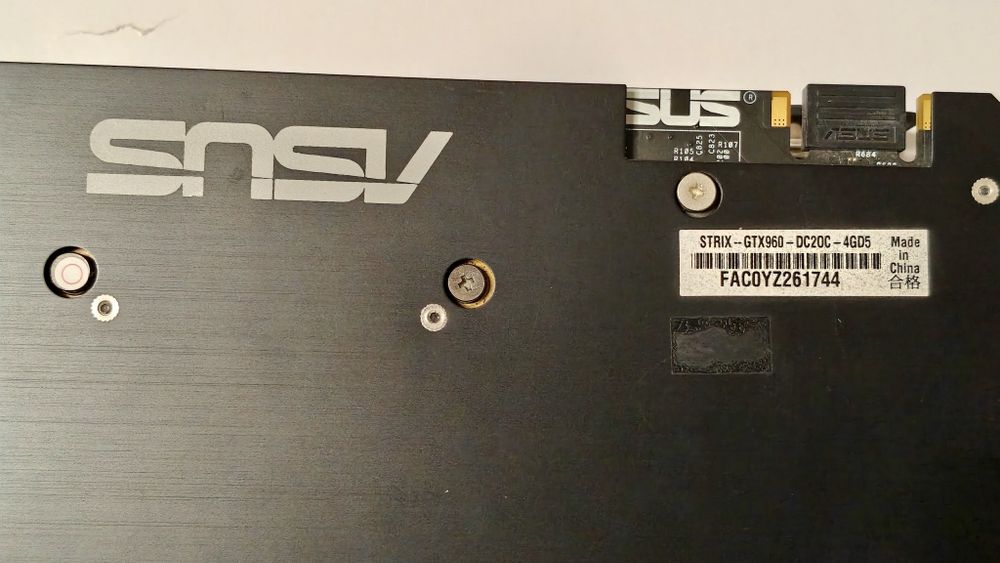 Видеокарта ASUS Strix GeForce GTX 960 4GB