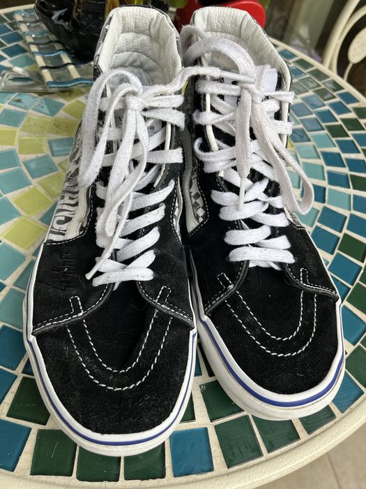 Vans  високи маратонки от естествена кожа и велур