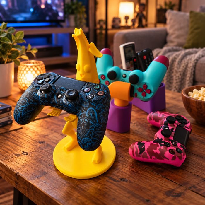Peely 3д принтирана поставка за PS5 или PS4 контролер