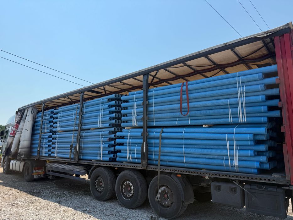 PVC сондажни тръби Ø125 Ø140 Ø175 – филтърни и плътни | 4 м