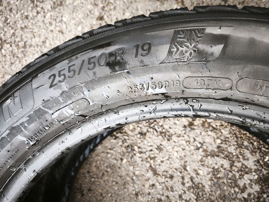 255/50/19" 4бр Michelin pilot alpin 5, dot0619,6-7mm