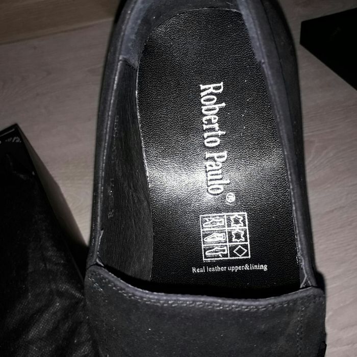 Туфли натуральный замш