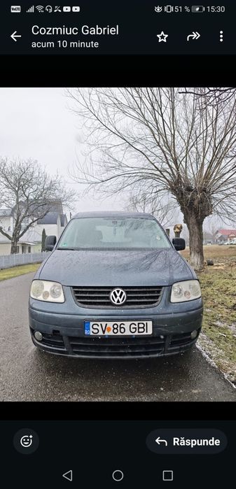 Vw caddy 1.9 Tdi,2009 cu rampa persoane handicap