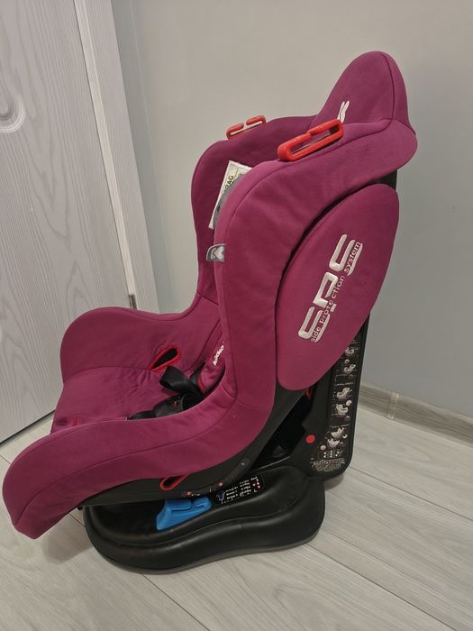 KIKKA BOO Стол за кола 0-25 кг. HOOD RASPBERRY