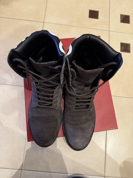 Мъжки боти естествена кожа HUGO BOSS