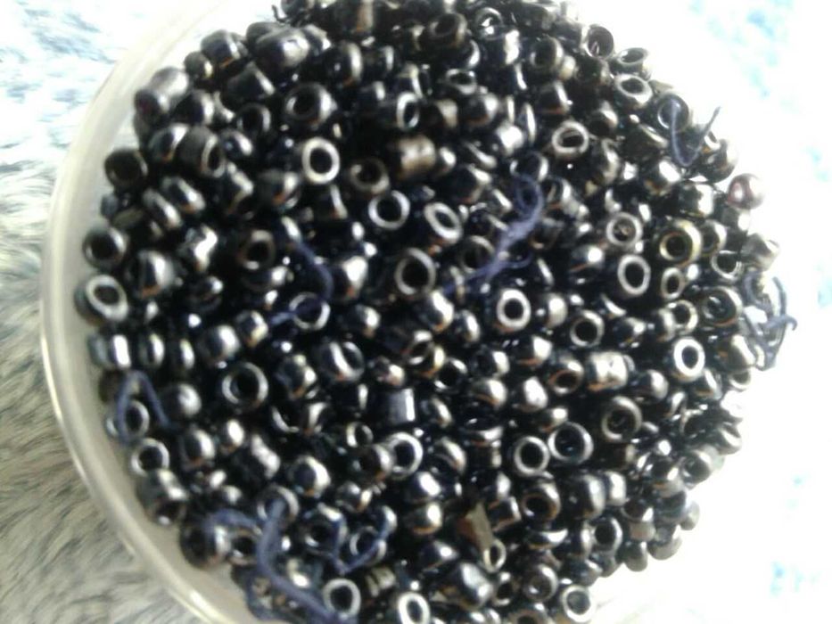 Бижутерия колье бисер пуговицы