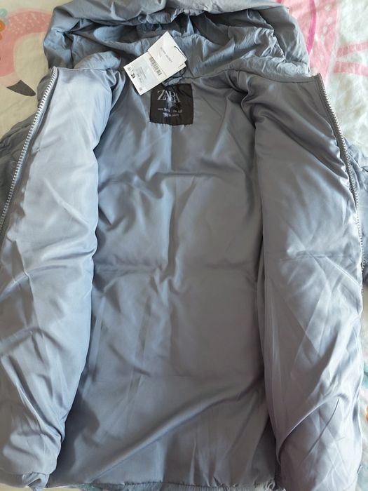 Geaca zara cu puf 9-10 ani