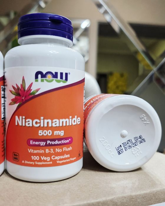 ДОСТАВКИ НЕТ Now Пантотеновая кислота B5 , Никотинамид Витамин B3