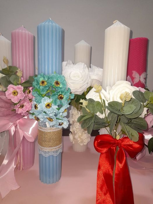 Lumănari de nuntă și pernă mireasă!