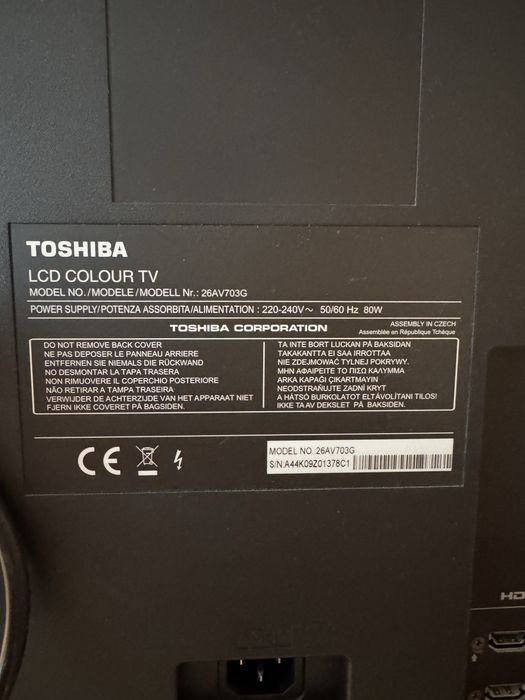 Телевизор Toshiba 26’’